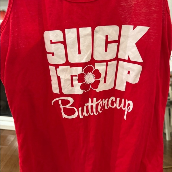 Red Women's Tank Top - Picture 2 of 3